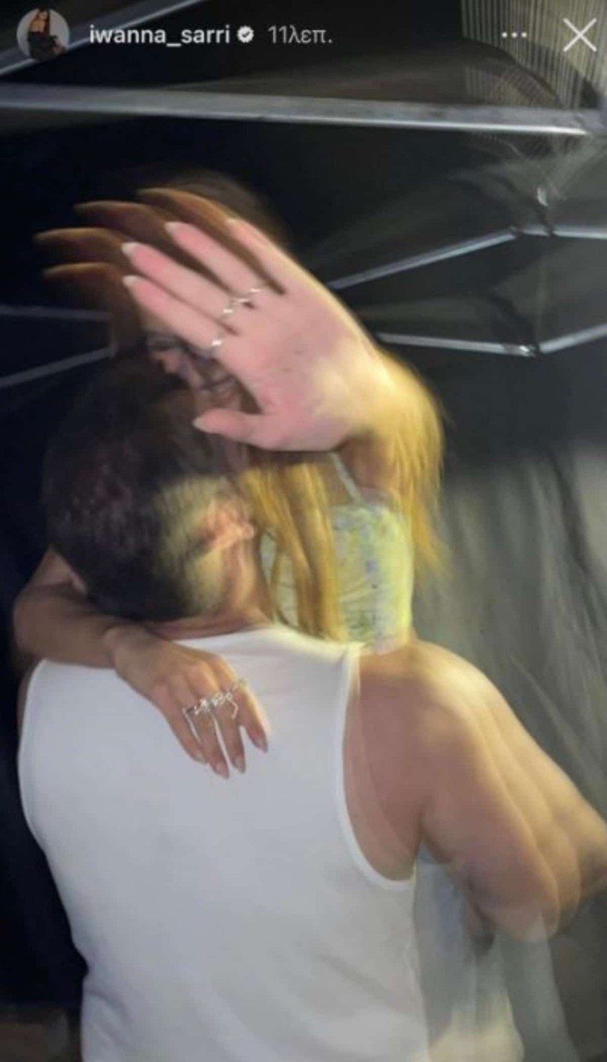  Η φωτογραφία που δημοσίευσε η Ιωάννα Σαρρή με τον Γιώργο Σαμπάνη