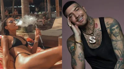 Καθόταν στα πόδια του και τον φιλούσε στο μάγουλο - Ο Snik σε τρυφερά τετ α τετ με την Γιώτα Ιωαννίδου