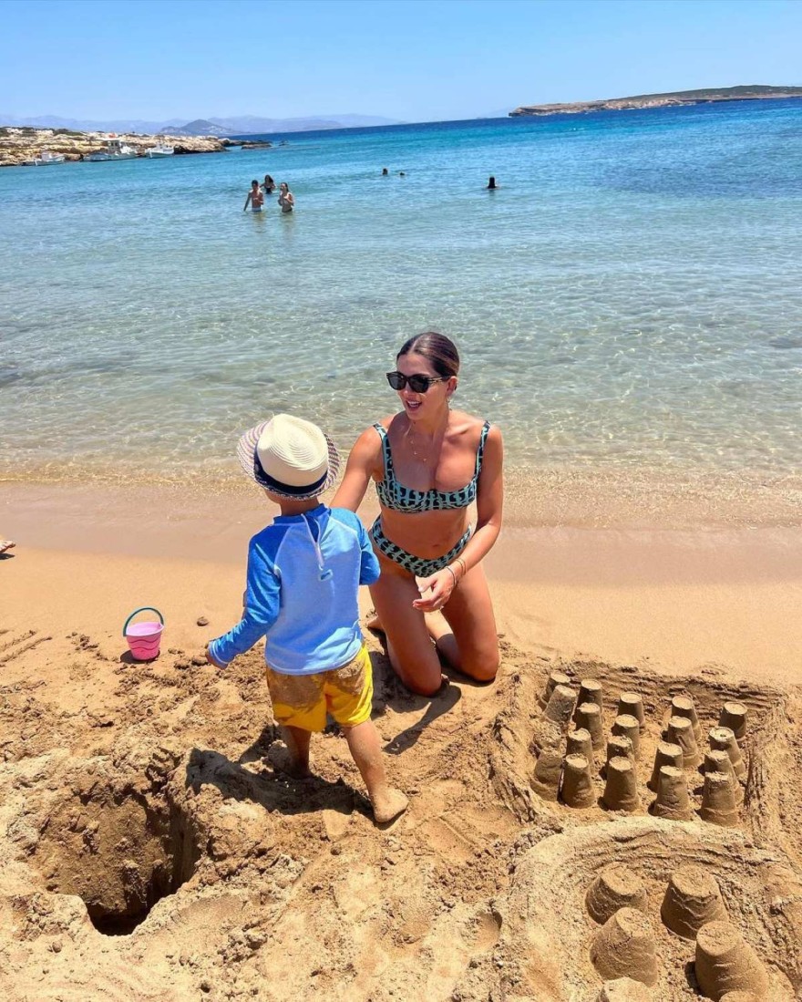 Σταματίνα Τσιμτσιλή - γιος