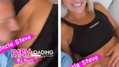 Ο Στιβ της φιλάει την φουσκωμένη της κοιλίτσα - Απίστευτο βίντεο με πρωταγωνίστρια την Ιωάννα Τούνη