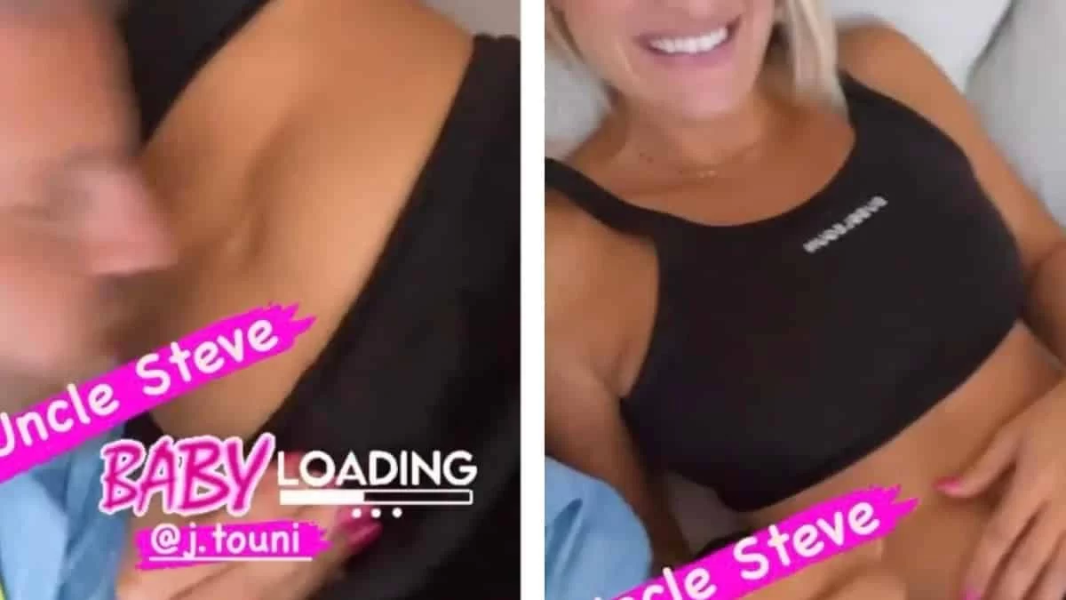 Ο Στιβ της φιλάει την φουσκωμένη της κοιλίτσα - Απίστευτο βίντεο με πρωταγωνίστρια την Ιωάννα Τούνη