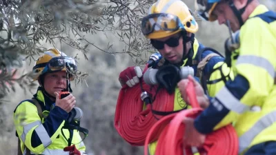 Φωτιά στην Λεωφόρο Ηρακλείου