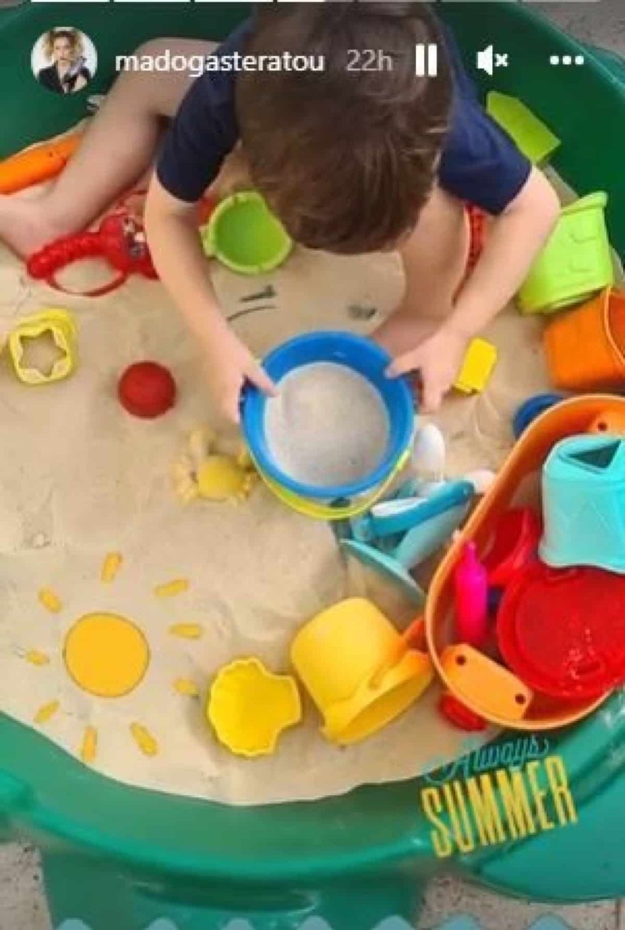 Μαντώ Γαστεράτου - γιος