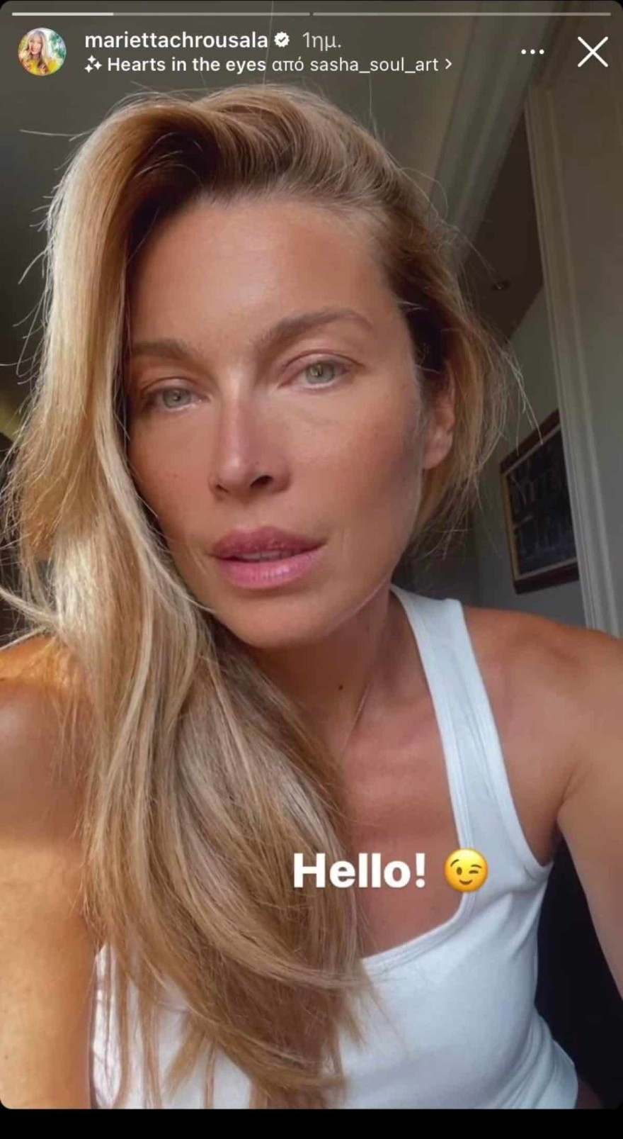 Η ανάρτηση της Μαριέττας Χρουσαλά 