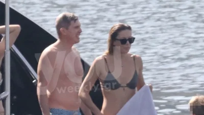 Τους κοιτούσε όλο το νησί - Στα Κουφονήσια με το σκάφος η Μαριέττα Χρουσαλά και ο Λέων Πατίτσας