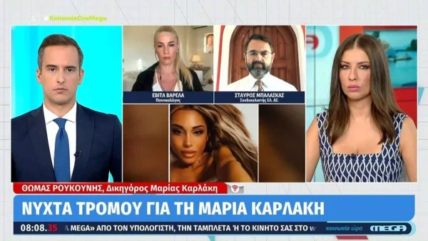 «Η μεγαλύτερη ανησυχία είναι...» - Οι πρώτες δηλώσεις του δικηγόρου της Καρλάκη μετά την εμπρηστική επίθεση στο αυτοκίνητό της