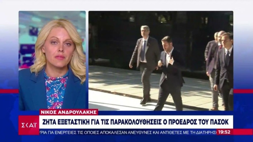 Η Δέσποινα Βλεπάκη στο δελτίο ειδήσεων του ΣΚΑΙ