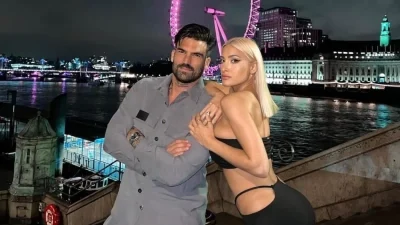 "Λάμπει" από ευτυχία η εγκυμονούσα Ιωάννα Τούνη στην αγκαλιά του Δημήτρη Αλεξάνδρου - Το τρυφερό στιγμιότυπο του ζευγαριού