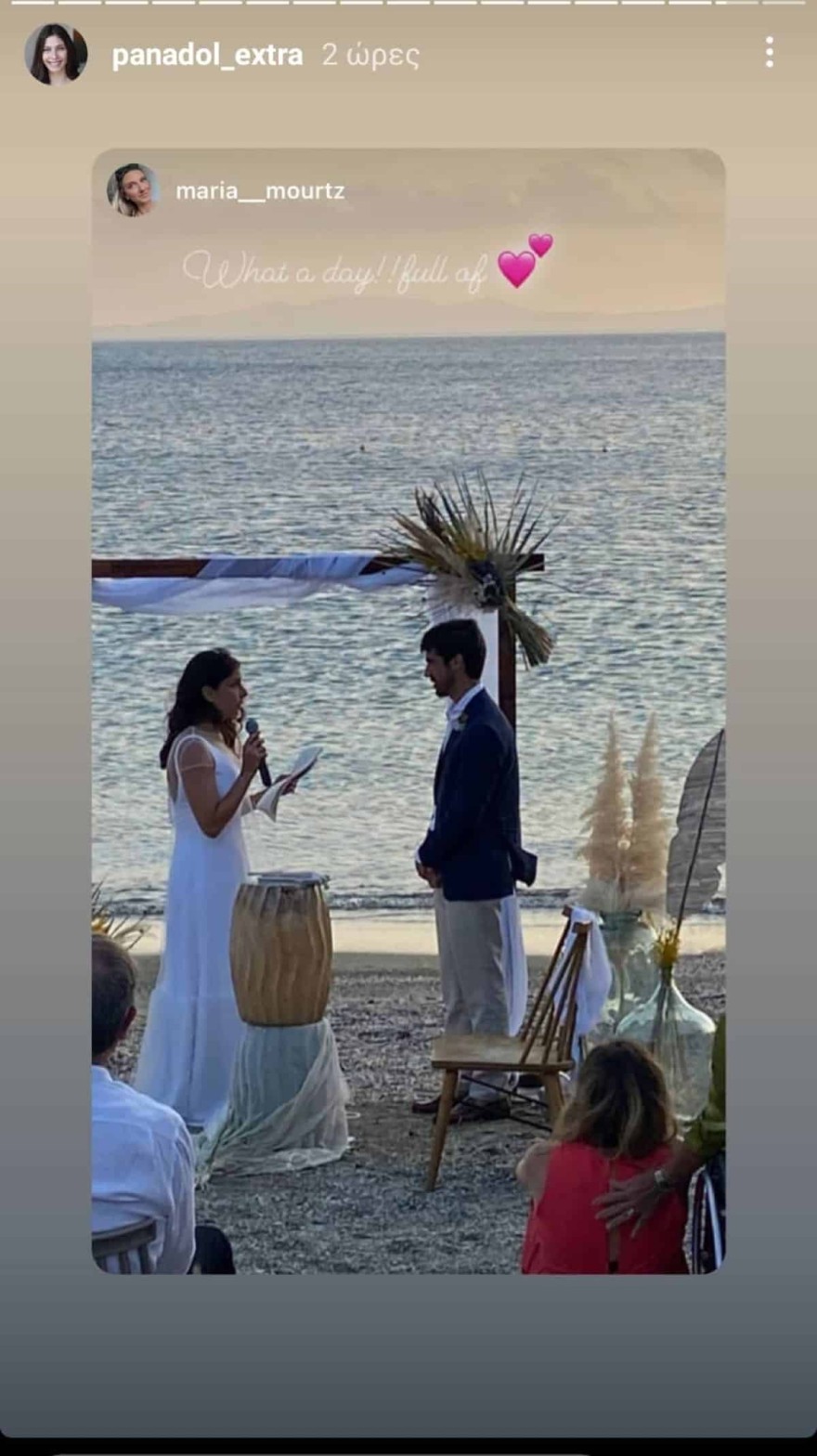 Η κόρης της Πόπης Τσαπανίδου με το σύζυγό της Βιτόριο