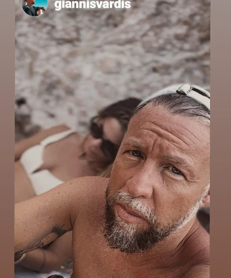 Γιάννης Βαρδής και Αφροδίτη Σκαφιδά για διακοπές στη Λίνδο