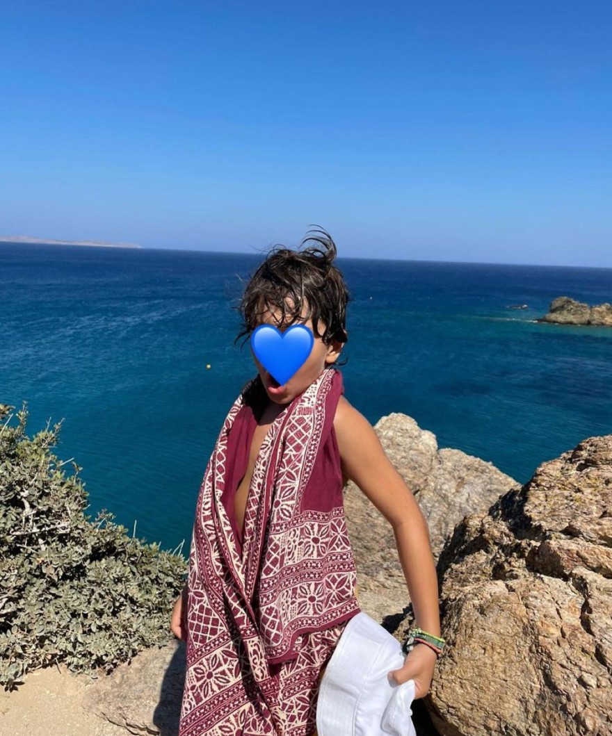 Κατερίνα Παπουτσάκη - γιος