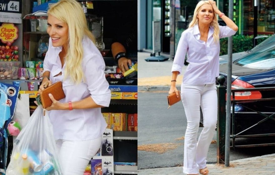 Ελένη Μενεγάκη περίπτερο