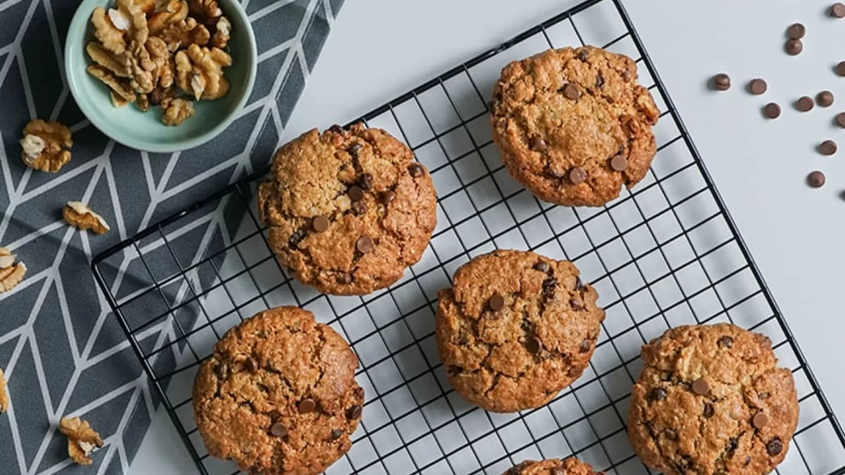 Εύκολα σοκολατένια μπισκότα χωρίς γλουτένη έτοιμα σε 23 λεπτά