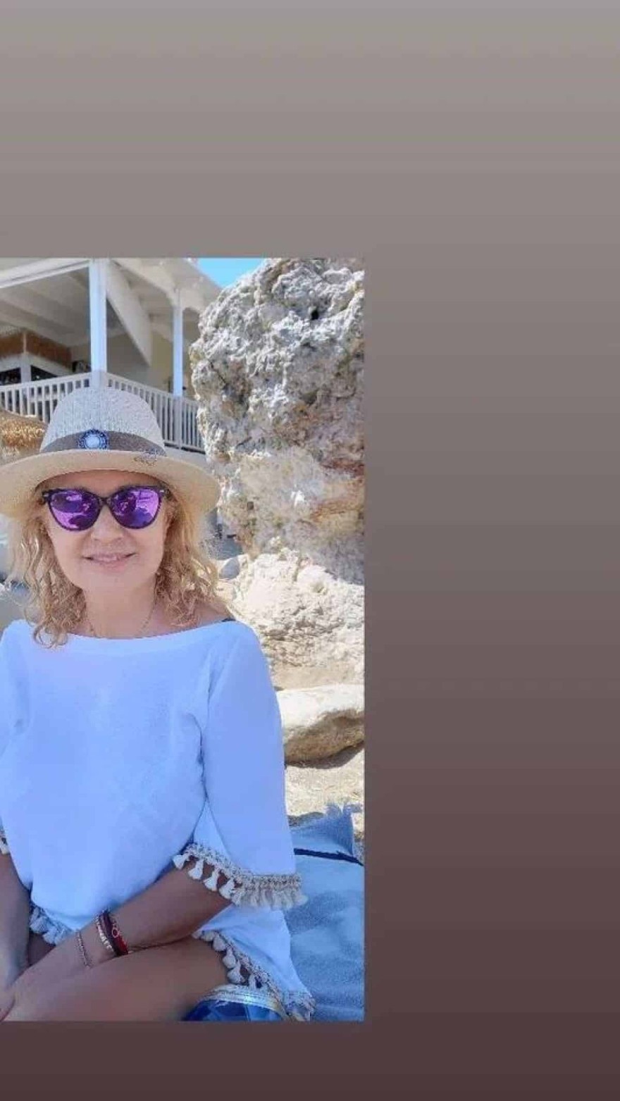 Αγγελική Νικολούλη - διακοπές