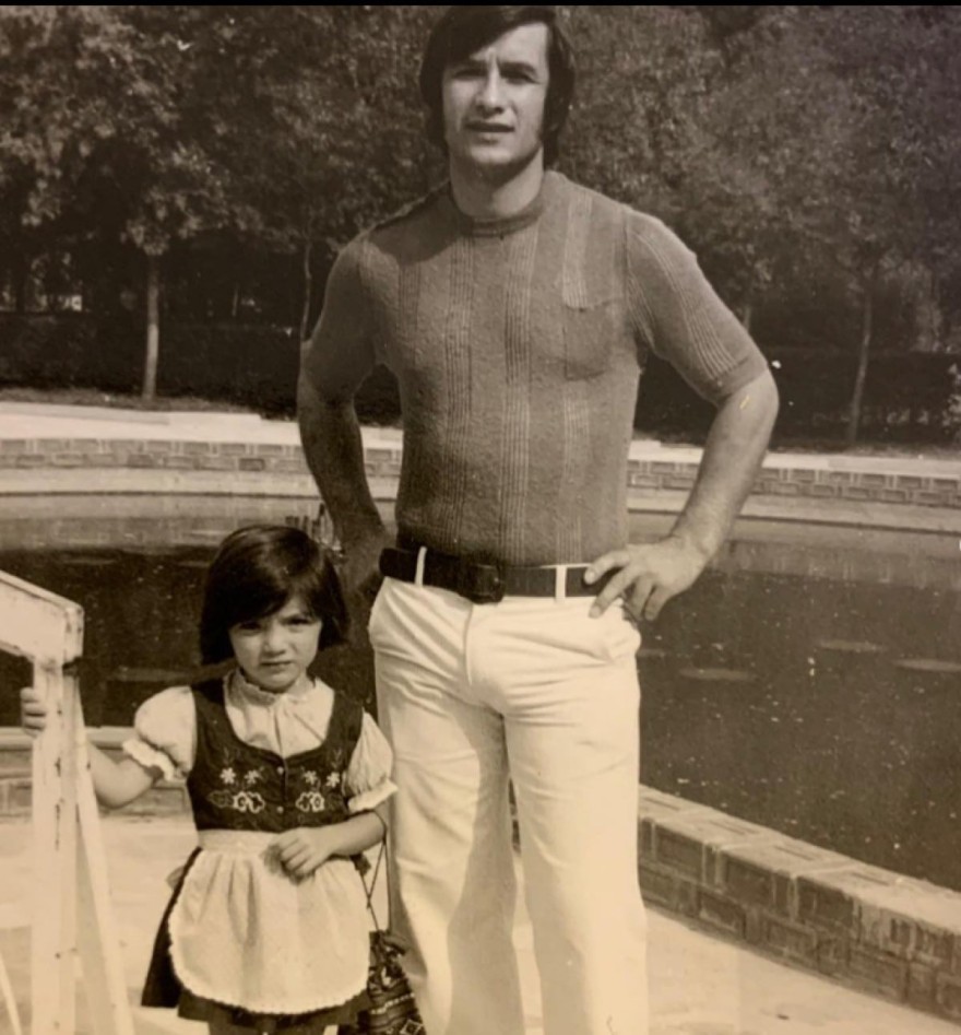 Αλεξάνδρα Πασχαλίδου - μπαμπάς