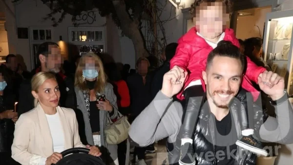 Χαιρετούσε τον μπαμπά της - Η συγκινητική αντίδραση της κόρης του Πετρούνια βλέποντας τον στην τηλεόραση