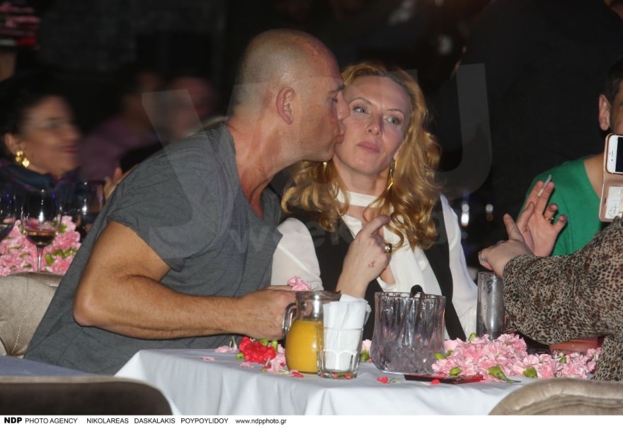 Εβελίνα Παπούλια μαζί με τον σύντροφό της 