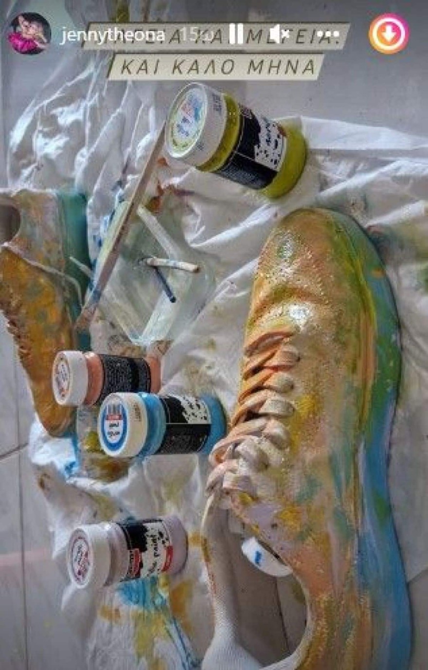 Τζένη Θεωνά - παιδί