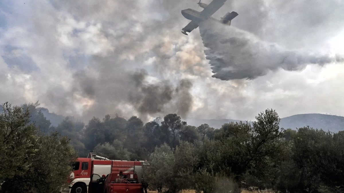 Φωτιά τώρα στα Κύθηρα