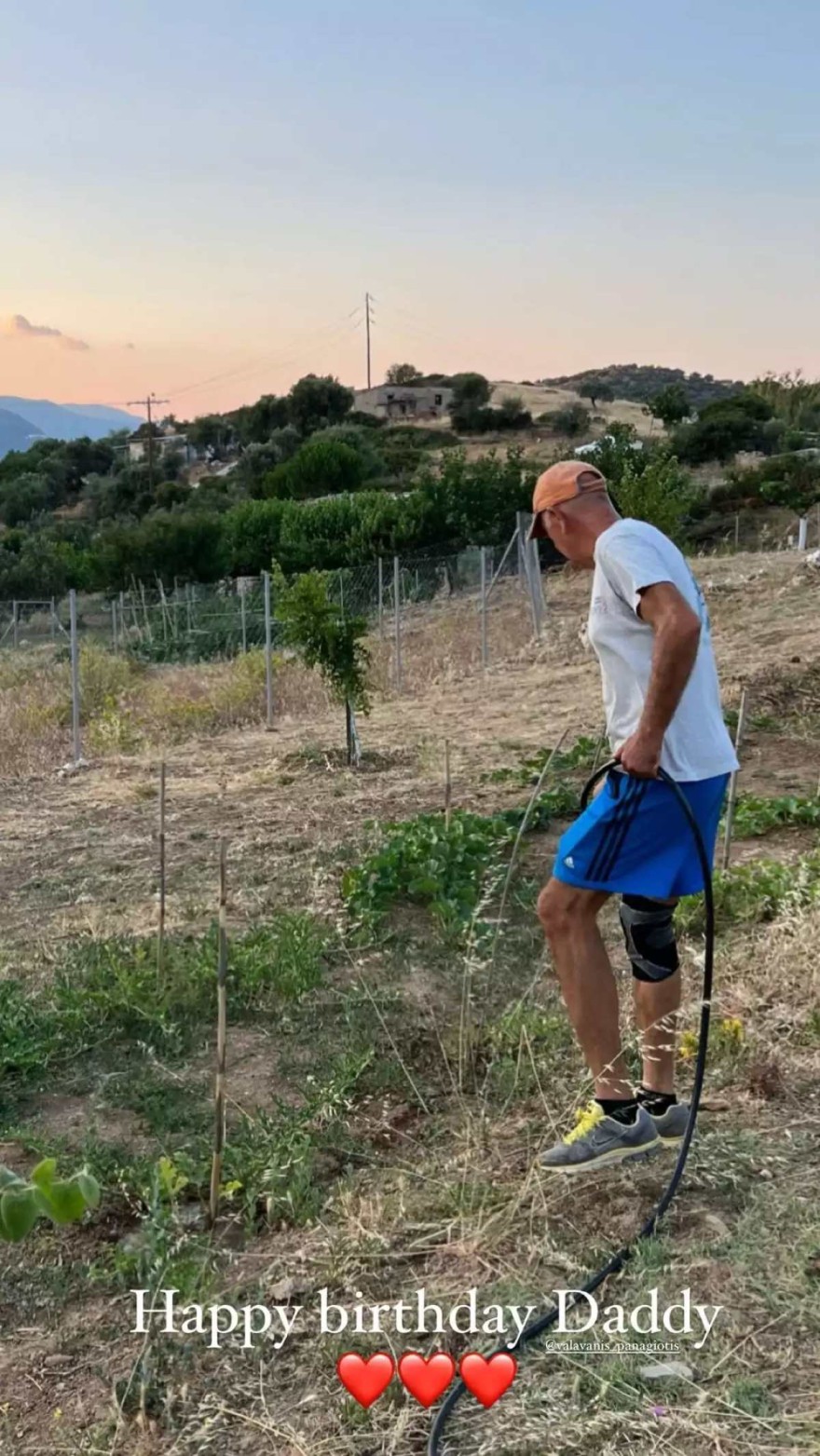 Ο μπαμπάς της Ευρυδίκης Βαλαβάνη έχει γενέθλια σήμερα