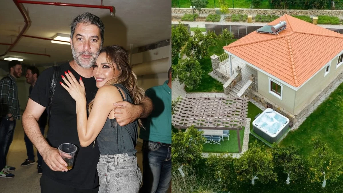 Μικρή βίλα με πισίνα στην εξοχή: Φωτογραφίες από το σπίτι που νοίκιασαν Μπισμπίκης & Βανδή στην Επίδαυρο