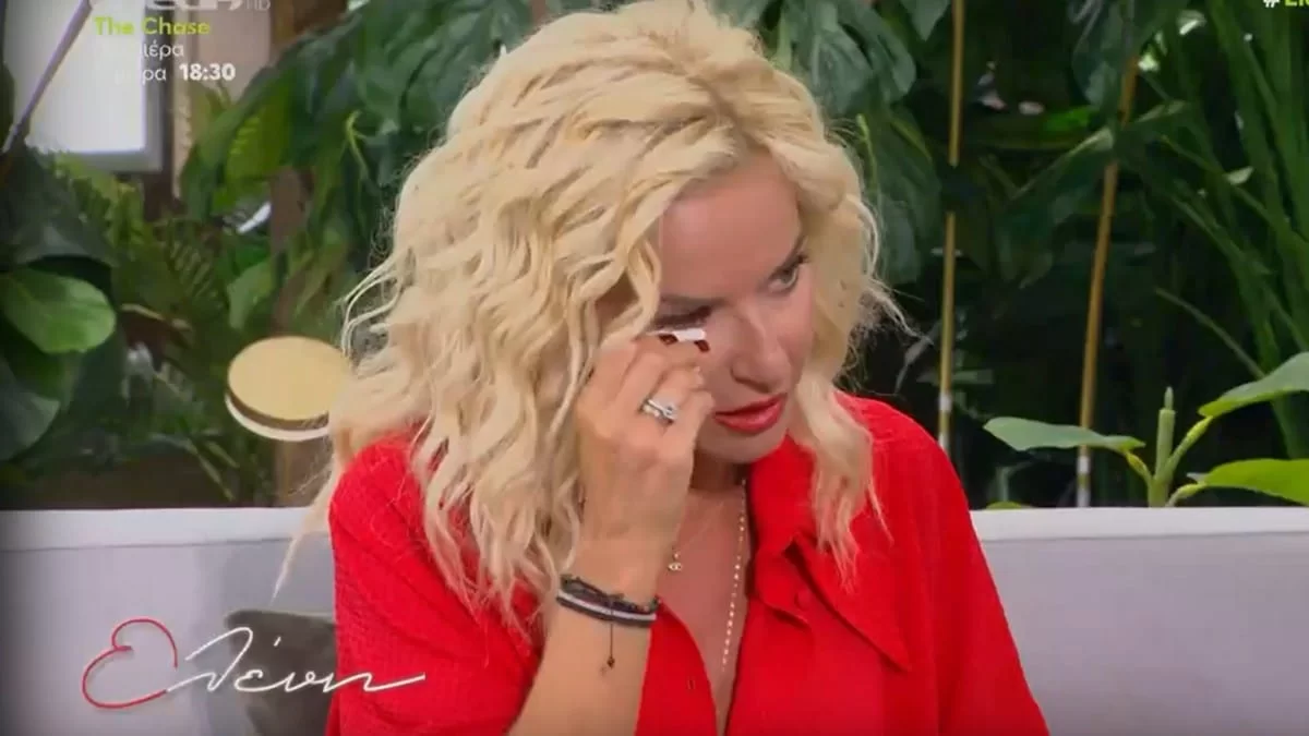 "Λύγισε" η Μαρία Μπεκατώρου στον αέρα της εκπομπής της Μενεγάκη -  «Είπα ότι δεν πρέπει να κλάψω»