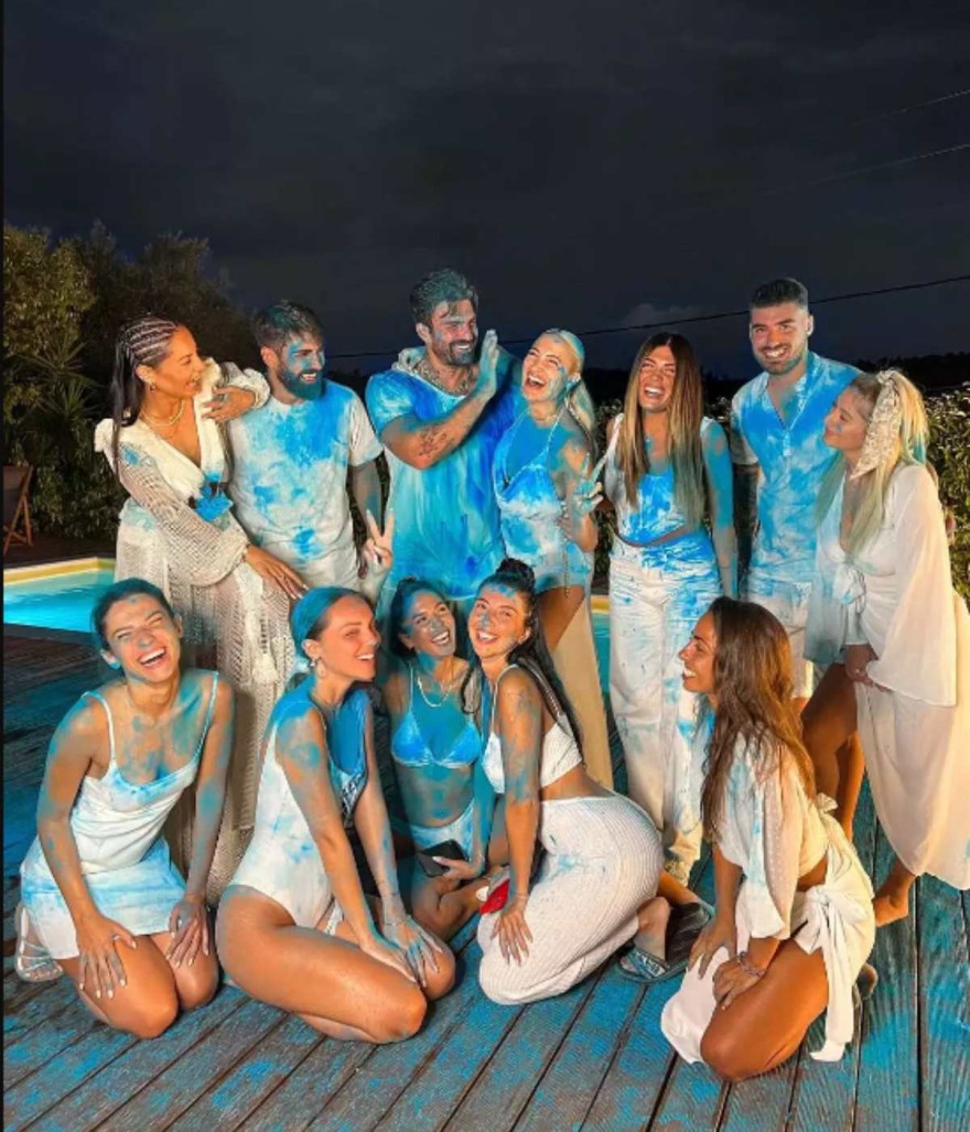 Η αδημοσίευτη φωτογραφία Τούνη - Αλεξάνδρου από τη μέρα που έμαθαν το φύλο του μωρού τους