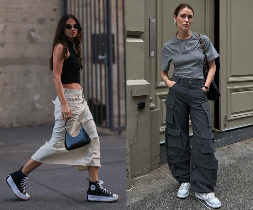 Cargo παντελόνι και φούστα