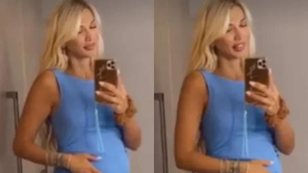 Χαϊδεύει την φουσκωμένη της κοιλίτσα - Δεν κρύβει πια την εγκυμοσύνη της η Κωνσταντίνα Σπυροπούλου