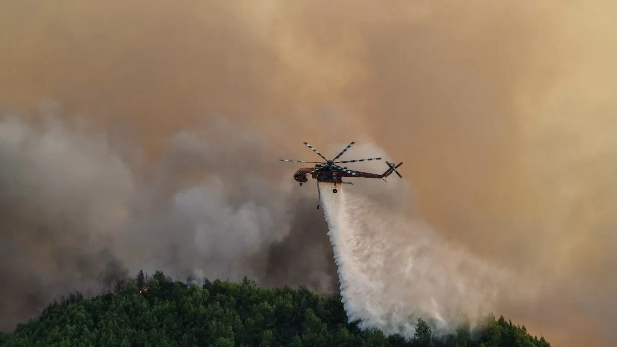 Φωτιά τώρα μεταξύ Άργους και Νέας Κίου