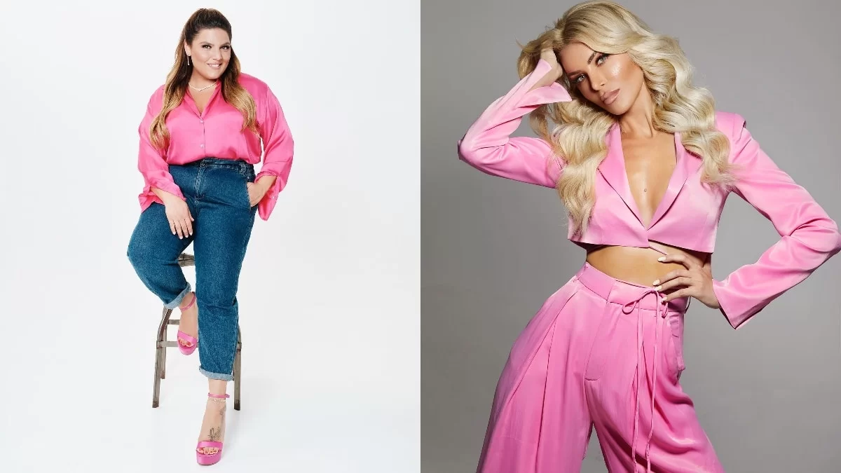 Τι φόρεσαν η Κατερίνα Καινούργιου και η Δανάη Μπάρκα στη σημερινή πρεμιέρα των εκπομπών τους