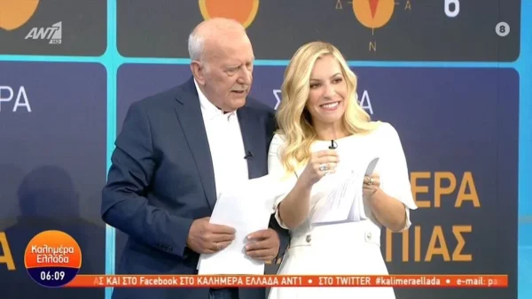 «Είπες ότι ήταν κρυφός πόθος να συνεργαστείς με εμένα» - Επική ατάκα του Παπαδάκη για την Αναστασοπούλου στη πρεμιέρα