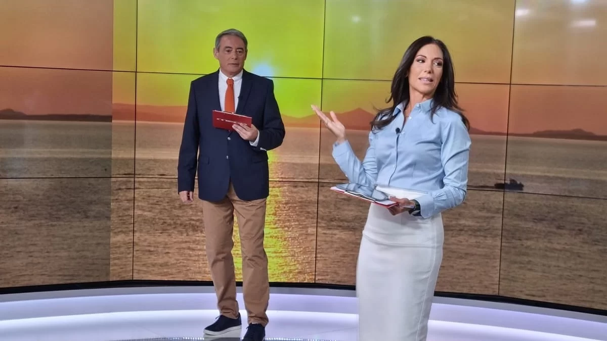 «Μου θυμίζεις την...» - Το σχόλιο του Χασαπόπουλου στη Μελέτη και οι ευχές για την πρεμιέρα του «Mega Καλημερα»