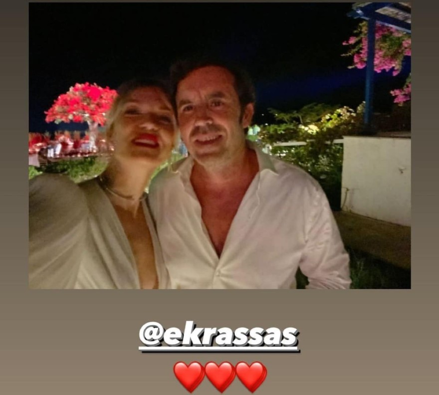 Βίκυ Καγιά και Ηλίας Κρασσάς σε νυχτερινή τους έξοδο