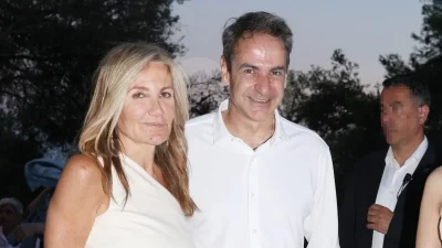 Στιγμές ευτυχίας για τον Κυριάκο Μητσοτάκη και την Μαρέβα Γκραμπόφσκι - Τι συνέβη;