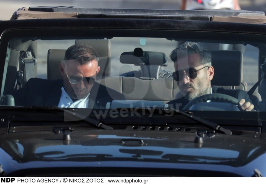 Ο Γιώργος Μαυρίδης στην Μύκονο