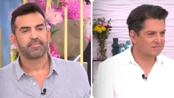 ''Εγώ σε μισούσα'' - Έντονη στιχομυθία μεταξύ Πουλόπουλου και Κωνσταντινίδη στο πλατό της «Super Κατερίνας»