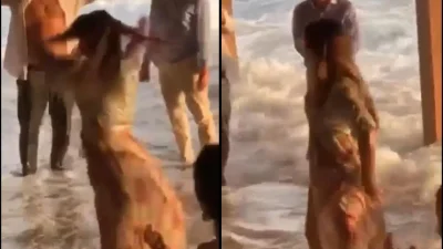 Χτυπούσαν πάνω της τα κύματα - Το "βαρύ" ζεϊμπέκικο της Έρρικας Πρεζεράκου στην ακροθαλασσιά