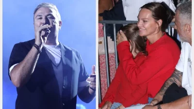 Ο Ρέμος τραγούδησε για τις «πριγκίπισσες» του - Η Υβόννη Μπόσνιακ και η κόρη του στη συναυλία του στο Κατράκειο