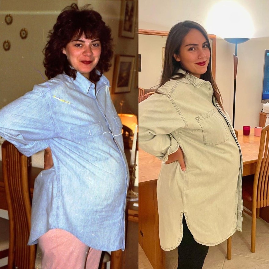 Η σύζυγος του Γιώργου Τσούλη Μαριαλένα λίγες μέρες πριν γεννήσει