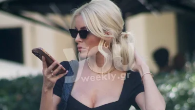 Η Saint Laurent τσάντα της Κατερίνας Καινούργιου κοστίζει 3.500 ευρώ και την κράτησε στο κέντρο της Αθήνας