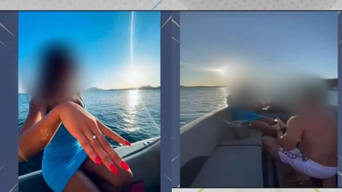 Έγινε η πρόταση γάμου πάνω σε σκάφος με καπνογόνα και εντυπωσιακό μονόπετρο - Παντρεύονται πριν γίνουν γονείς