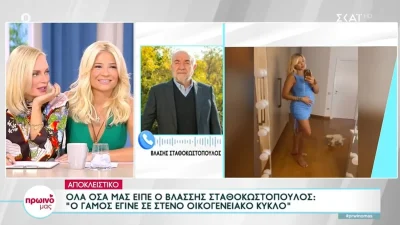 «Δεν θέλαμε να...» - Οι πρώτες δηλώσεις του πεθερού της Κωνσταντίνας Σπυροπούλου, Βλάση Σταθοκωστόπουλου για τον γάμο τους