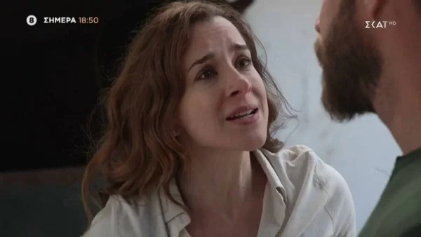 Άγρια γη (25/10): Η Όλγα σπαράζει μπροστά στον Άρη μετά την απόφαση του να παραιτηθεί