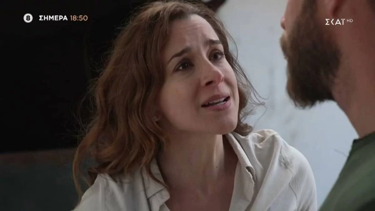 Άγρια γη (25/10): Η Όλγα σπαράζει μπροστά στον Άρη μετά την απόφαση του να παραιτηθεί