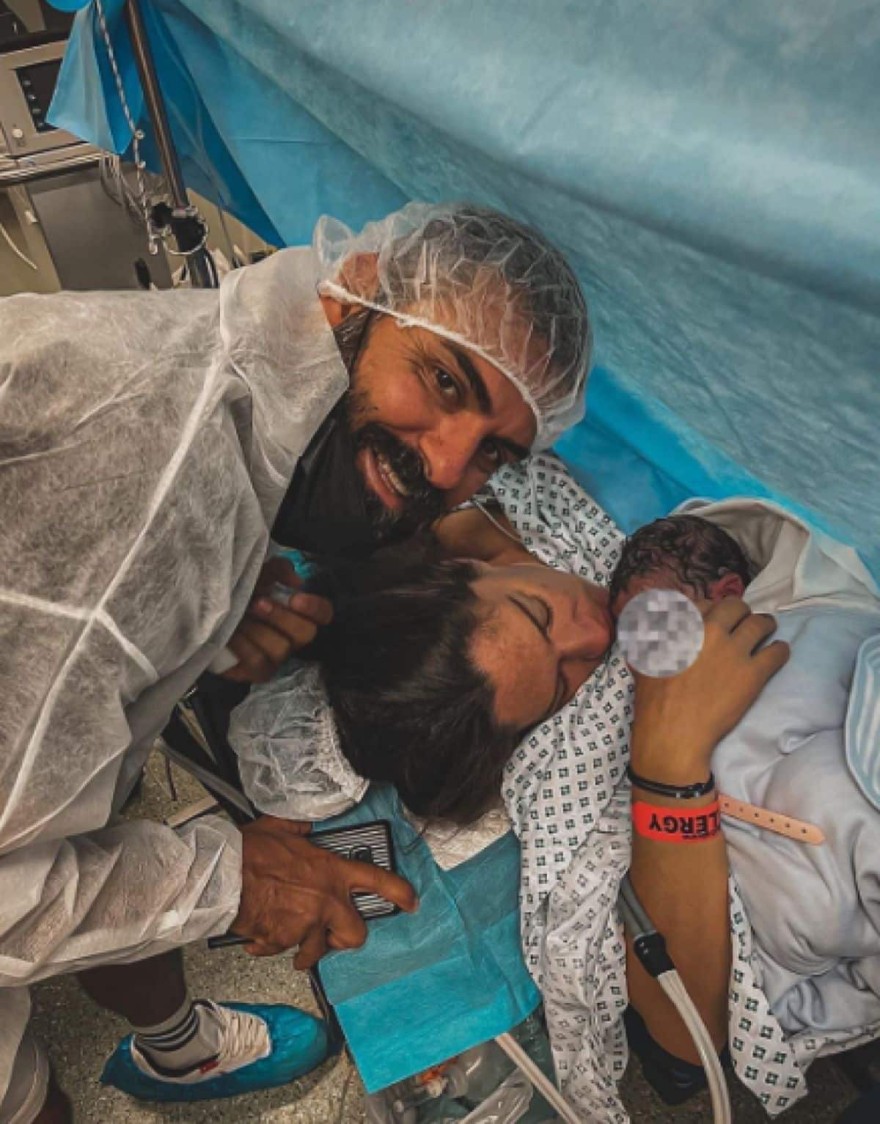 Εύα Καλτσή γέννα