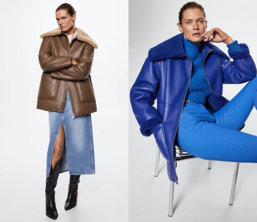 Παλτό διπλής όψης από το Mango