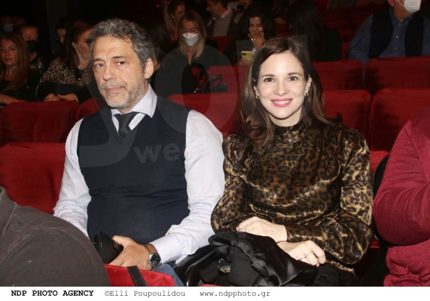 Ευγενία Δημητροπούλου με τον σύζυγό της, Στέλιο Βλατάκη