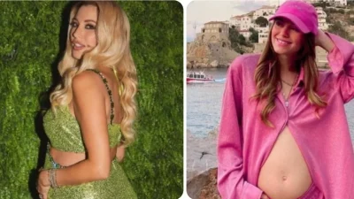 Δεν κρατιέται να έρθει και η σειρά της - Οι ευχές της Κωνσταντίνας Σπυροπούλου στην Ιωάννα Σιαμπάνη για το μωράκι της