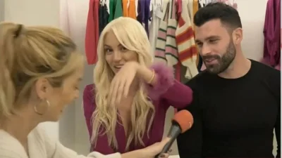 «Κόψε την κάμερα! Κόψτη» - Η αντίδραση Στάθη Σχίζα και Αλεξάνδρας Παναγιώταρου σε ερώτηση για το γάμο τους